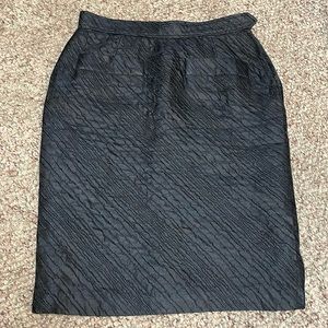 YSL rive gauche wool silk skirt